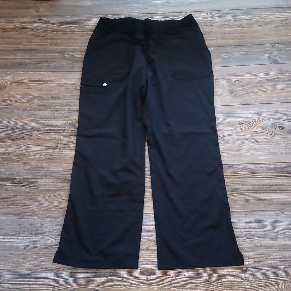 Solid Black Stretchy Flowy Comfy Versatile Silky … - image 1